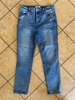 Risen brand High-Rise Slim Taper (not skinny jeans)  14 (15)